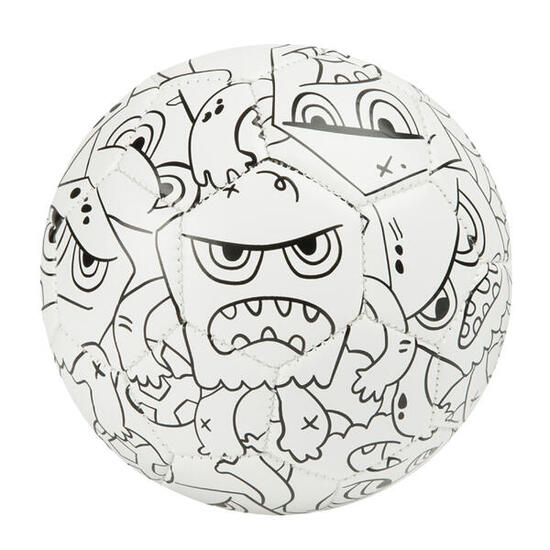 Ensemble Mini Ballon De Foot SCRIBALL ZOIDS (Bleu / Jaune / Blanc) Taille unique