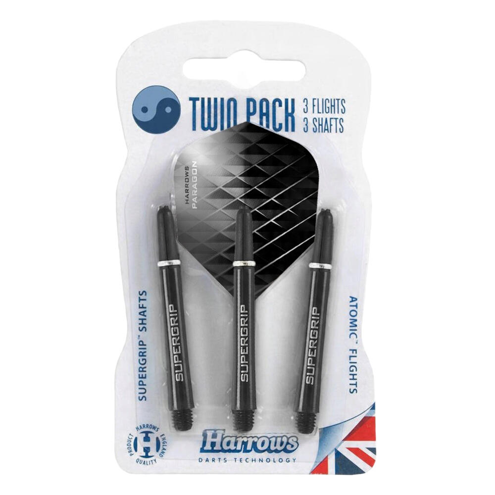 Twin Pack Darts Set (Grey/Silver)