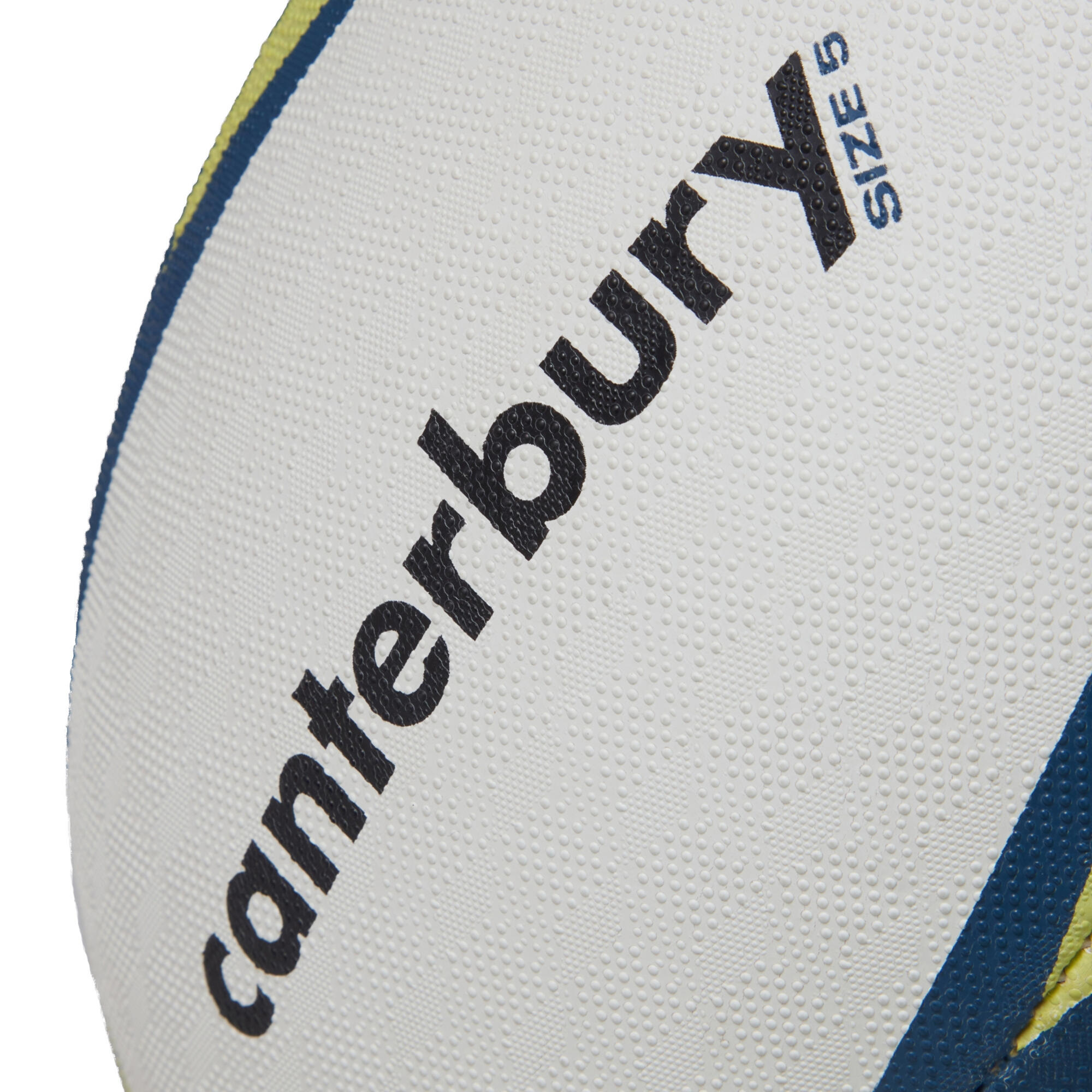Palla Da Rugby Canterbury Mentre Bianco Lime Blu 5 3/7