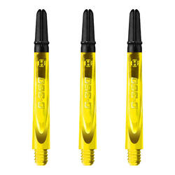 Tiges Pour Fléchettes CARBON (Jaune)