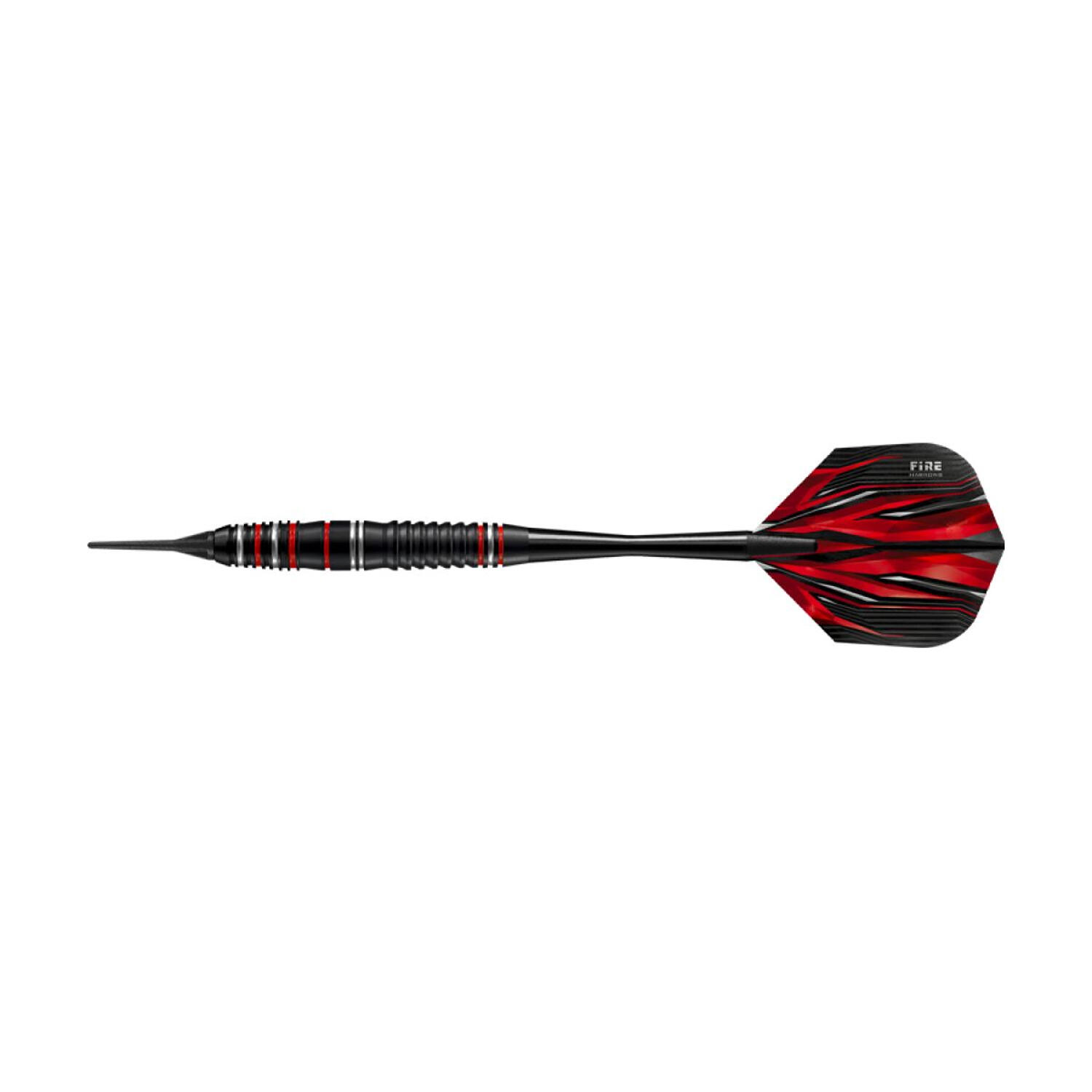 Dardos Fire High Grade Alloy Soft Tip (Conjunto de 3) (Preto / Vermelho) 3/4