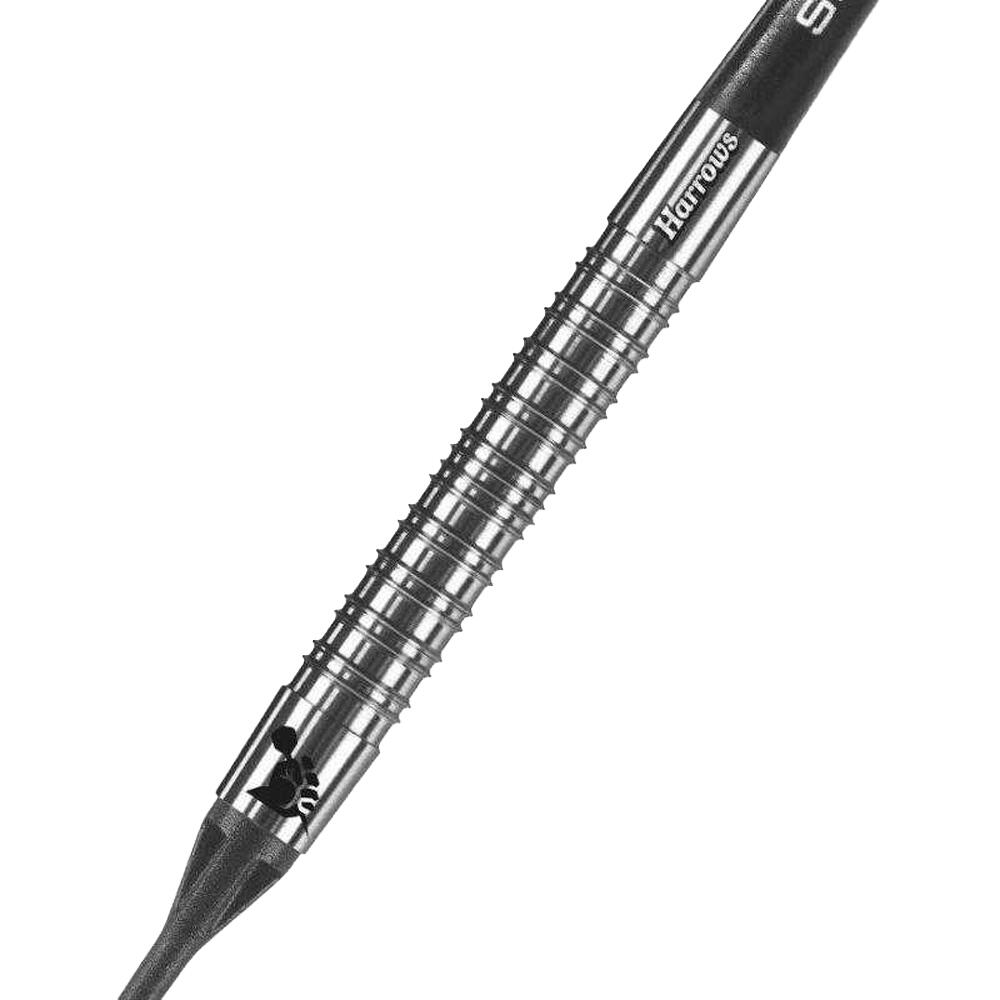 Dardos Supergrip de Punta Suave Pack de 3 Negro, Gris, Plateado 2/3