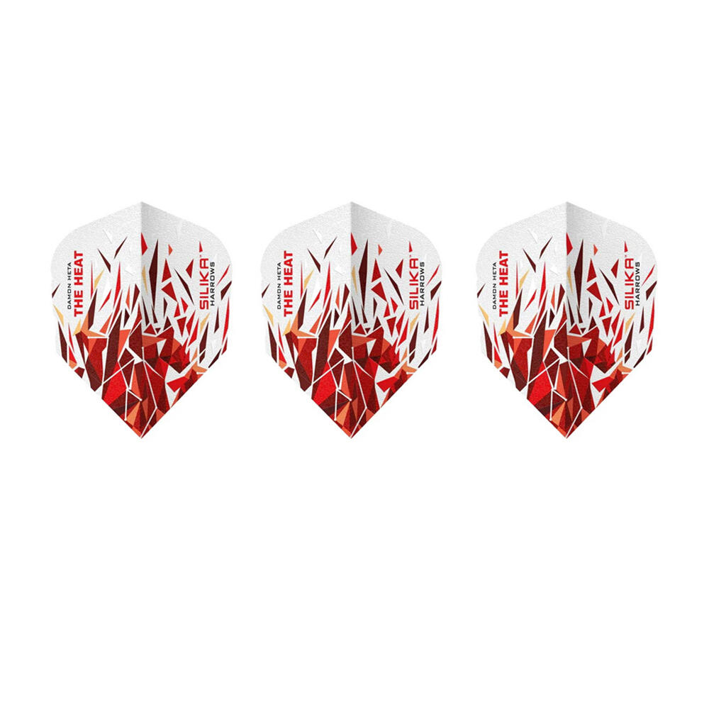 Harrows - Ailettes De Fléchettes Silica Damon Heta (rouge / Blanc) - Tige De Flechette - Blanc|multicolore|rouge - Taille Unique - Decathlon