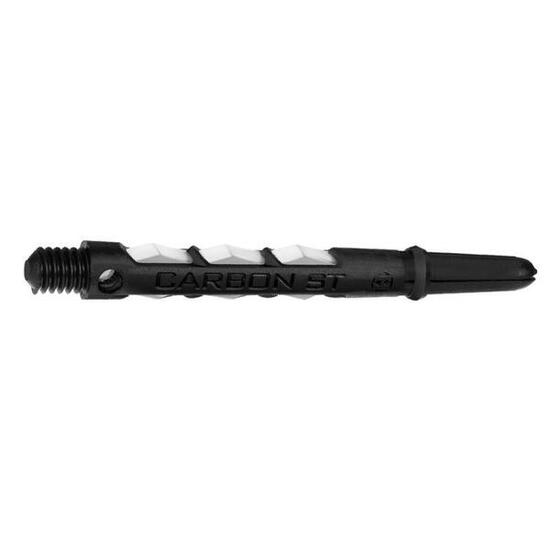 Carbon ST Darts Schachten (Set van 3) (Zwart, Wit)