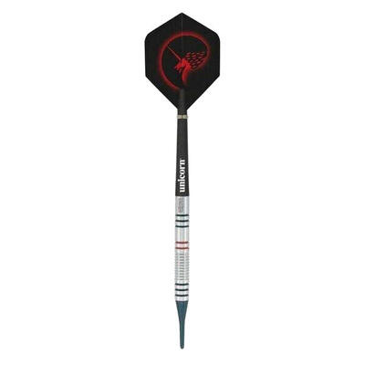 Core plus tungsten zachte uiteinde darts (pak van 3) (zwart)