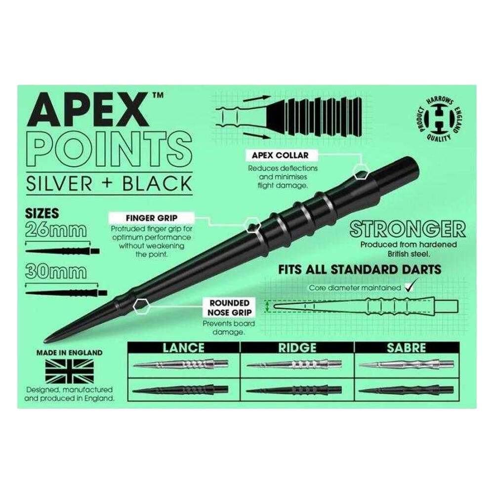 Pointe De Fléchette APEX LANCE (Noir) 2/2
