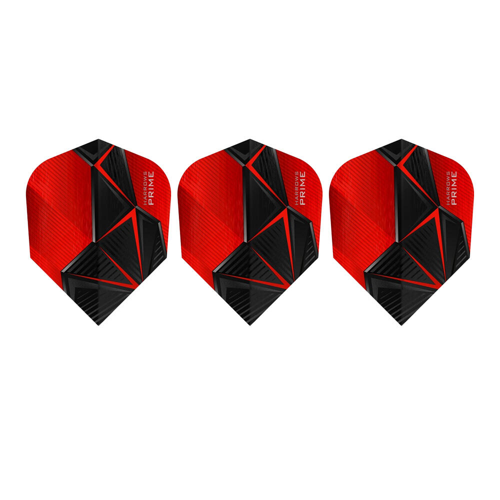 Harrows - Ailettes De Fléchettes Prime (rouge / Noir) - Tige De Flechette - Noir|rouge - Taille Unique - Decathlon
