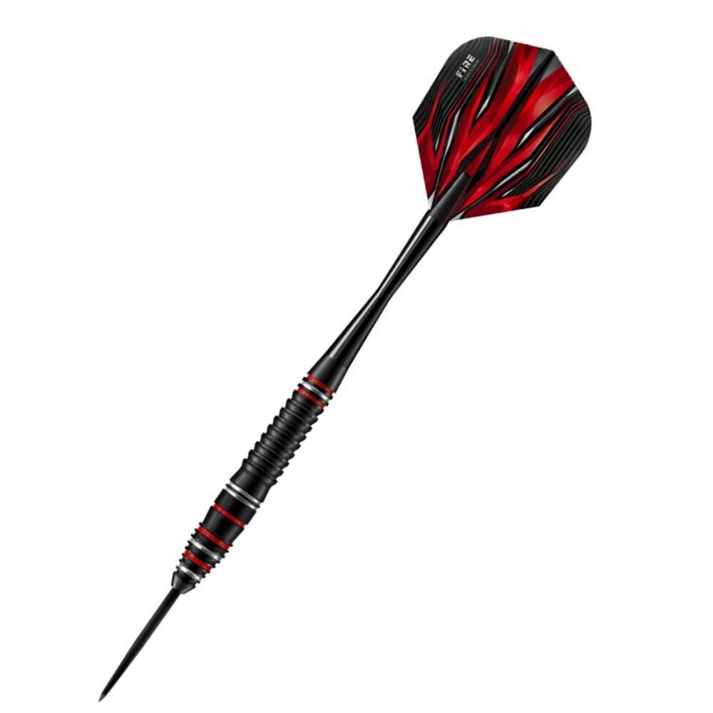 Dardos de fogo em liga metálica (Conjunto de 3) (Preto / Vermelho) 3/4