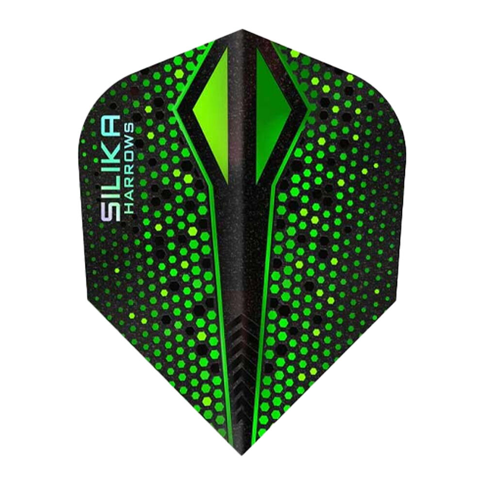 Colourshift X Feather Dart Flights (Conjunto de 3) (Verde) 2/2