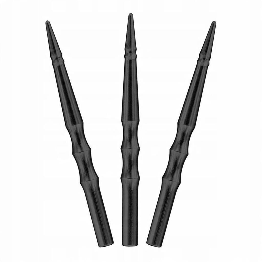 Saber Machined Steel Tip Dart Tip (Pack of 3) (Black)