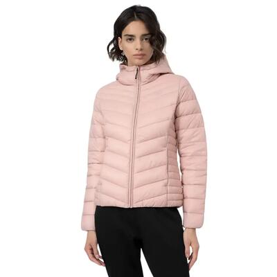 Dames ss23tdjaf095 donzen jas (roze)