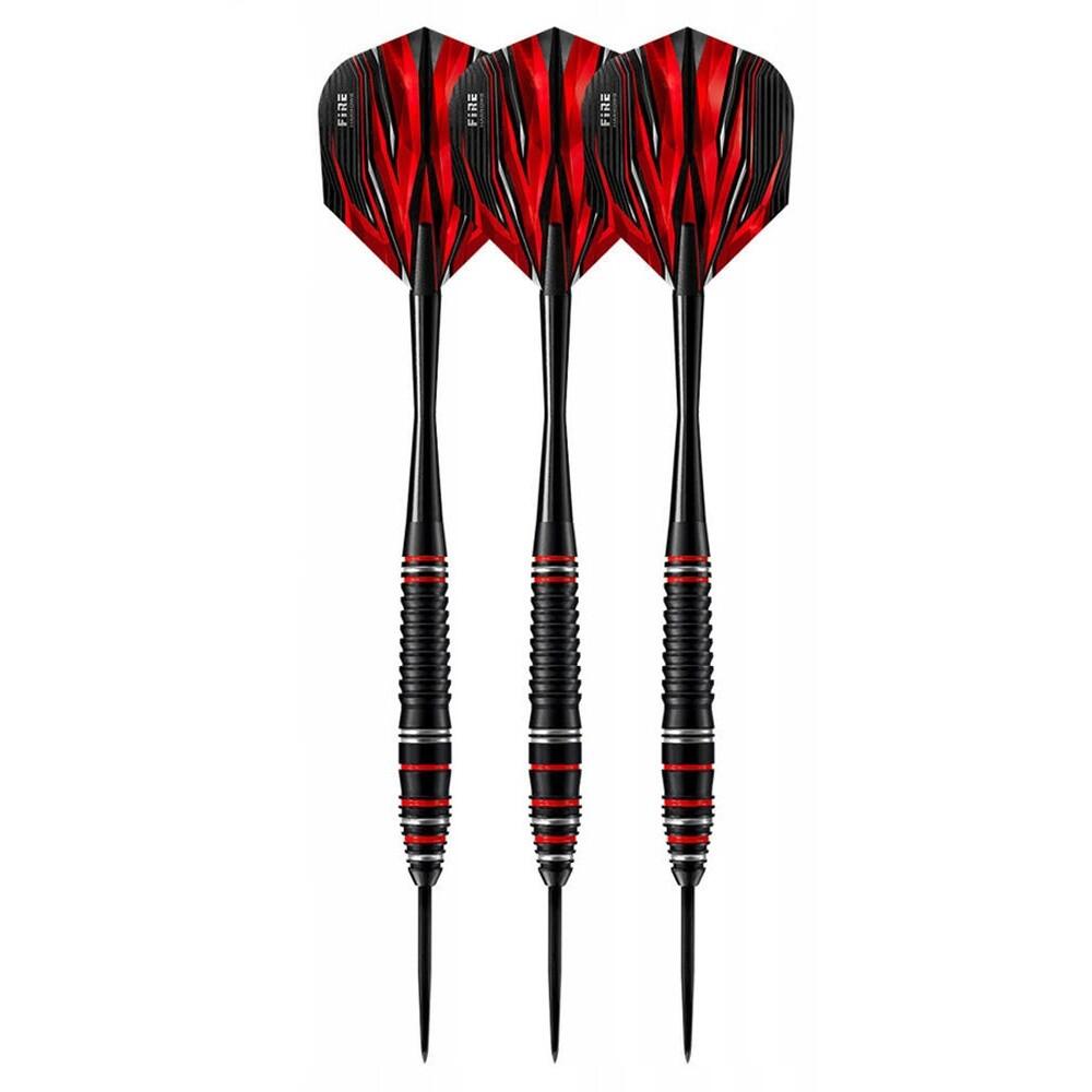 Alloy Fire Darts (Pack of 3) (Black/Red)