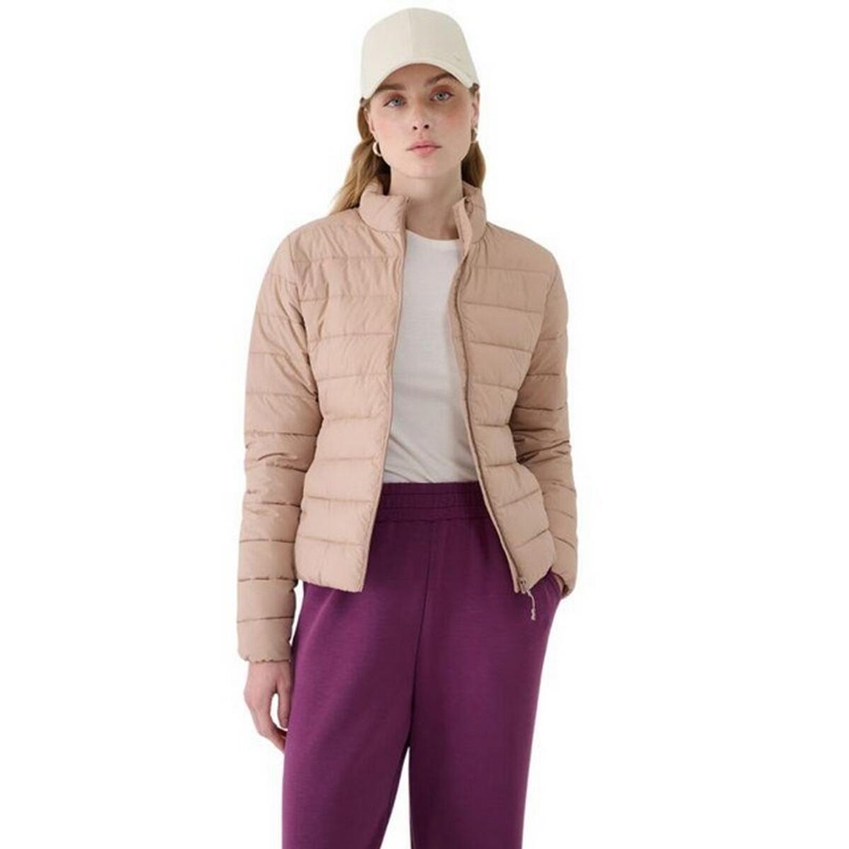 Chaqueta Acolchada WSS25TDJAF533 para Mujer Beige 4/5