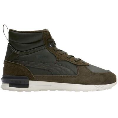 Heren gravition leren wandelschoenen (groen)