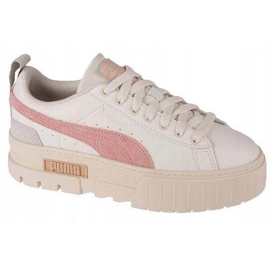 Zapatillas Deportivas de Ante Mayze Thrited para Mujer Blanco, Rosa