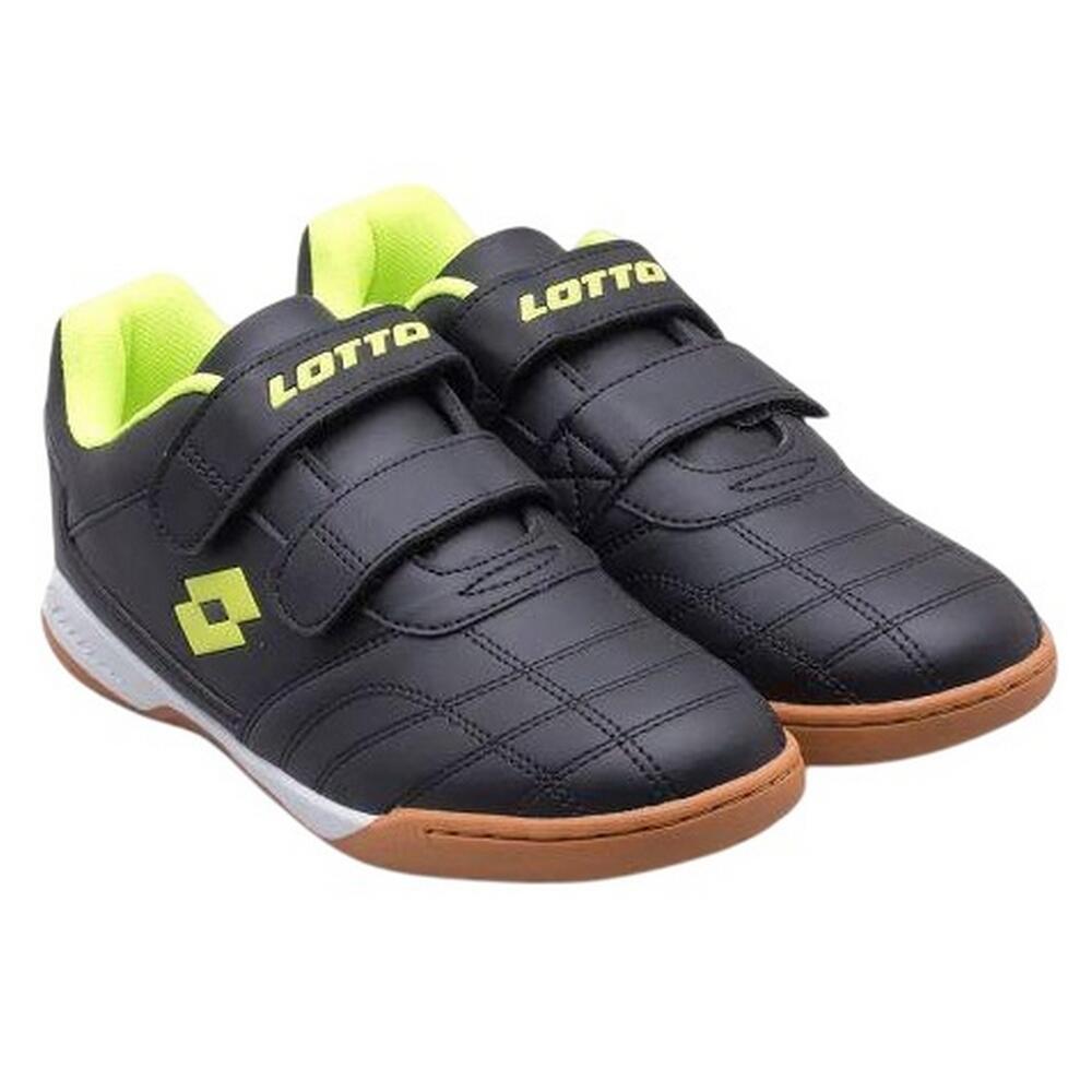 Childrens/Kids Packer Trainers (Black/Green)