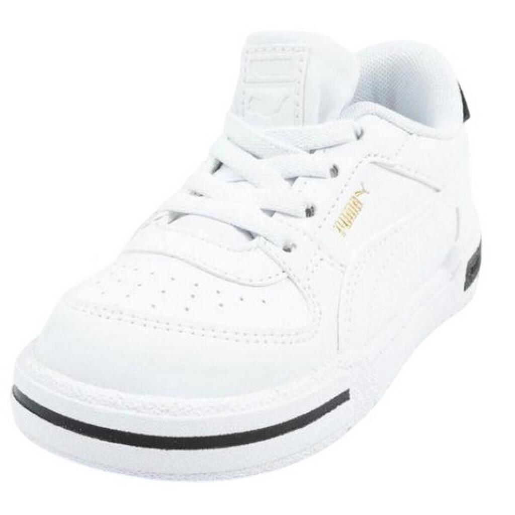 Childrens/Kids CA Pro Heritage logical Leather Trainers (White)