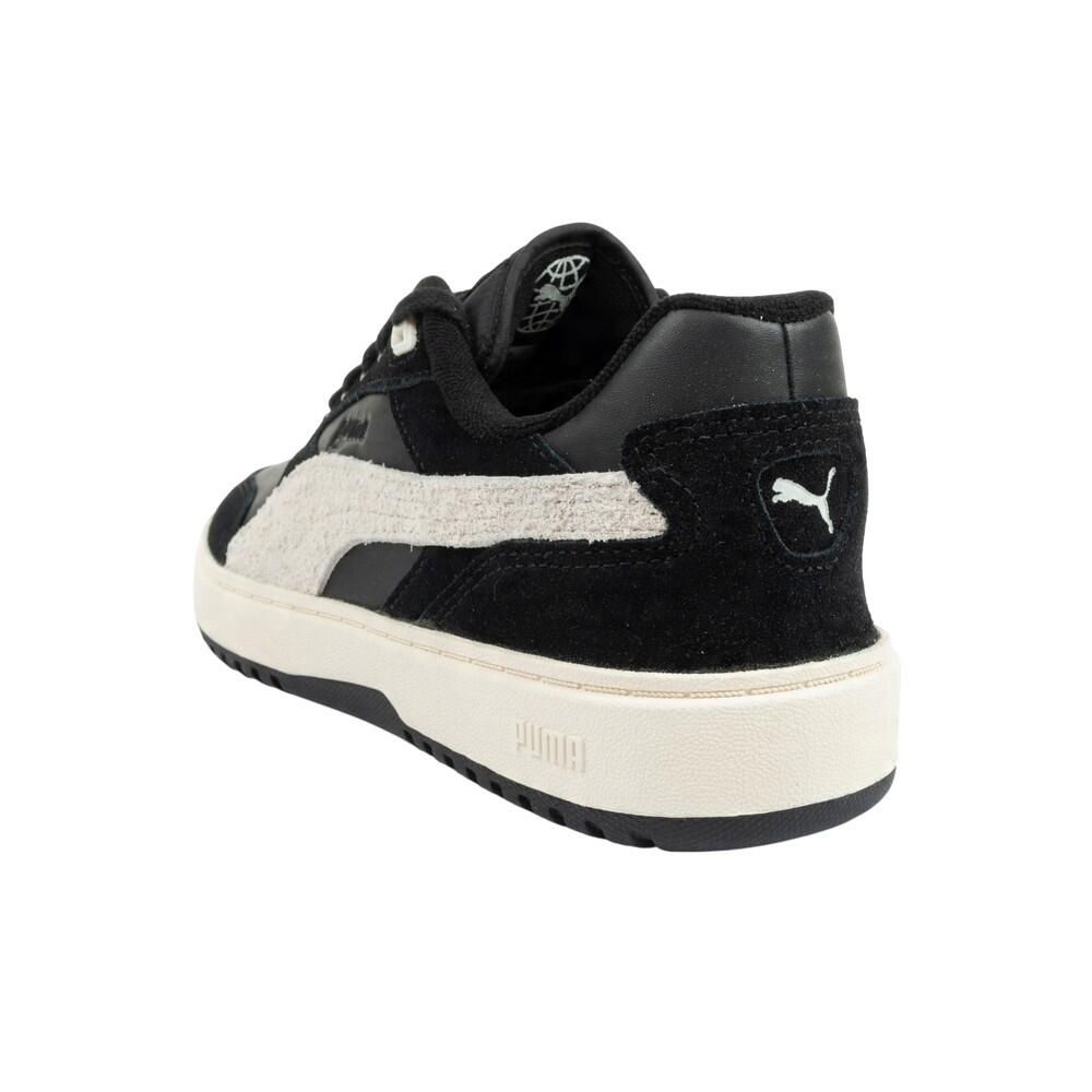 Sneaker "Court", Doppelbett, Leder Damen Schwarz 2/4