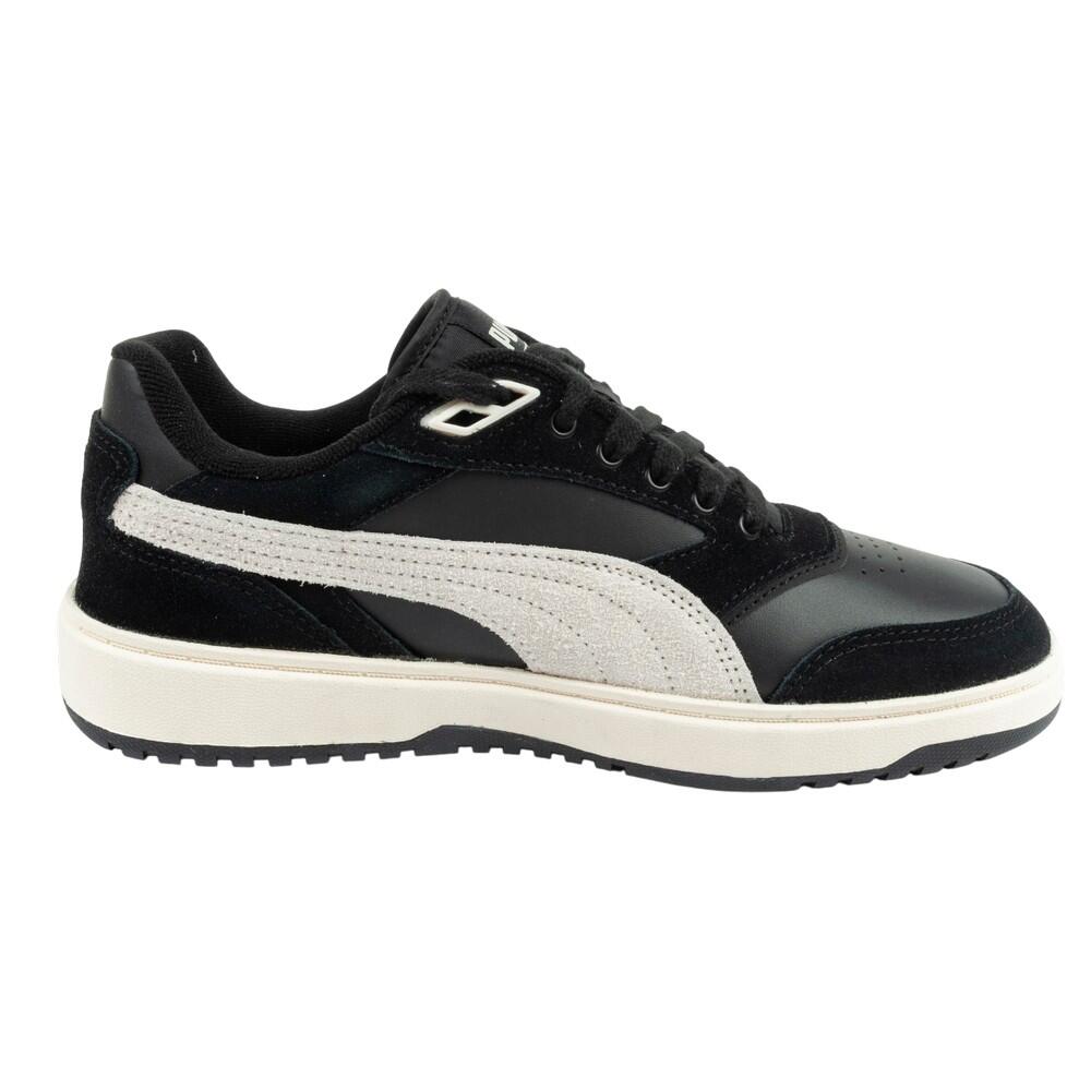 Sneaker "Court", Doppelbett, Leder Damen Schwarz 4/4