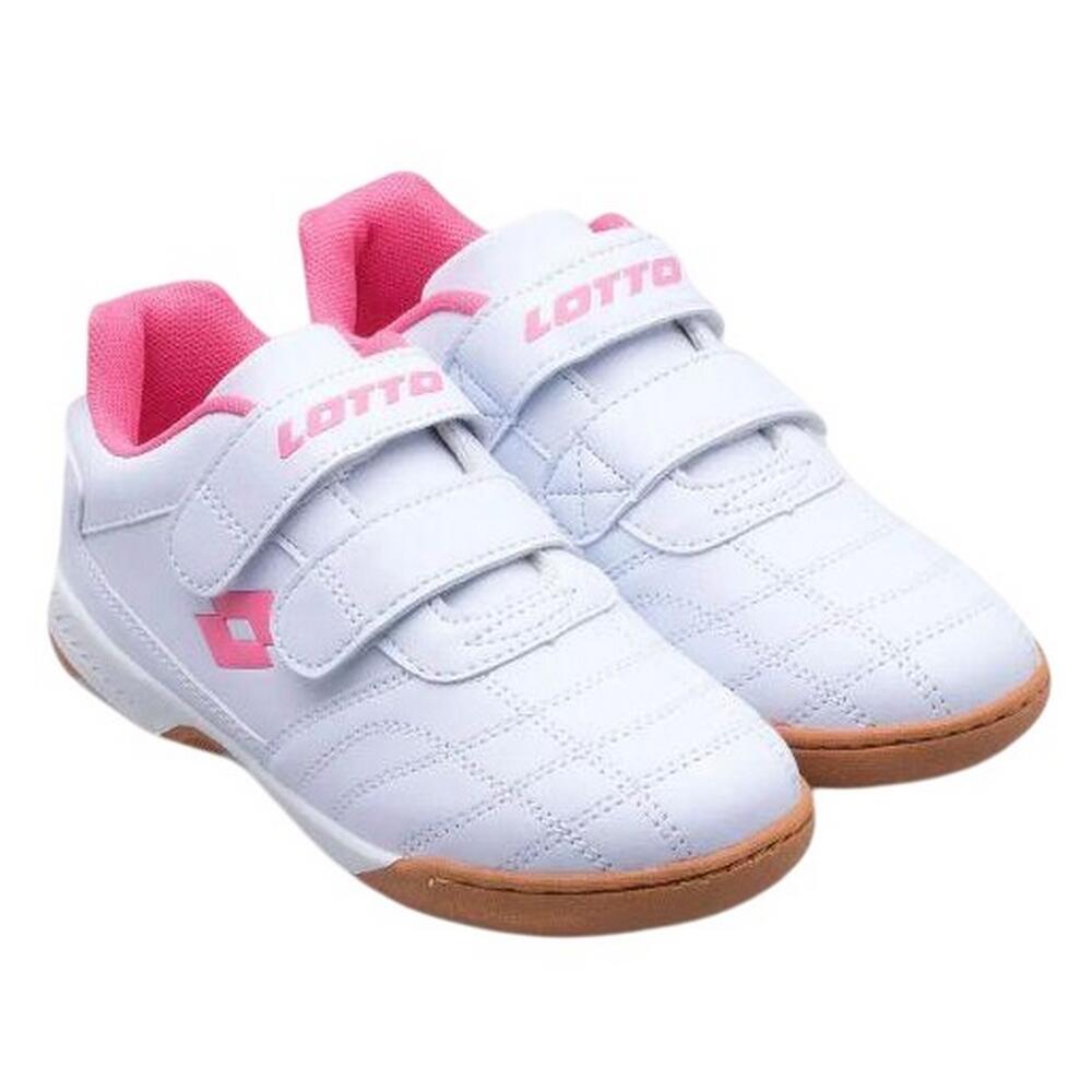 Childrens/Kids Packer Trainers (White/Pink)