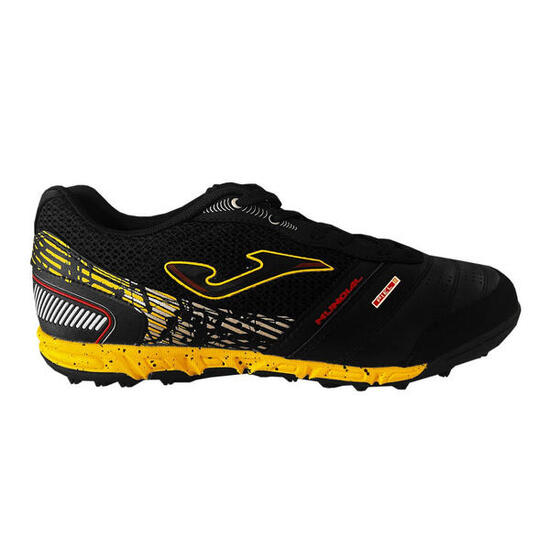 Zapato de Cuero Mundial para Hombre Negro, Amarillo