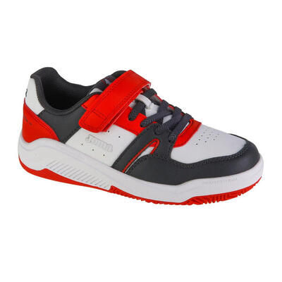 Scarpe Sportive Pelle Sintetica Bambini Joma Platea Bianco Nero Rosso