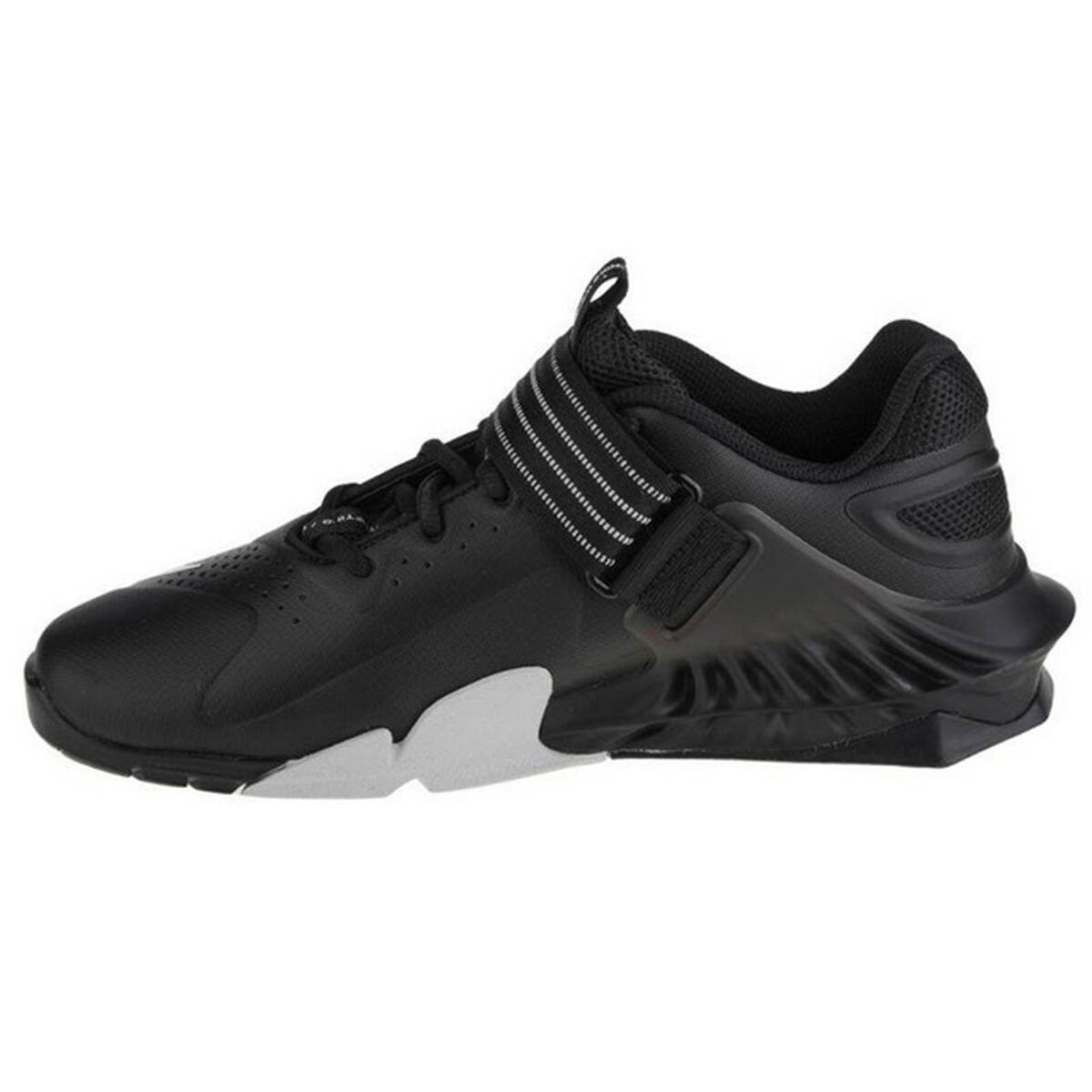 Heren Savaleos Logo Laaggesneden Trainers (Zwart) 2/4