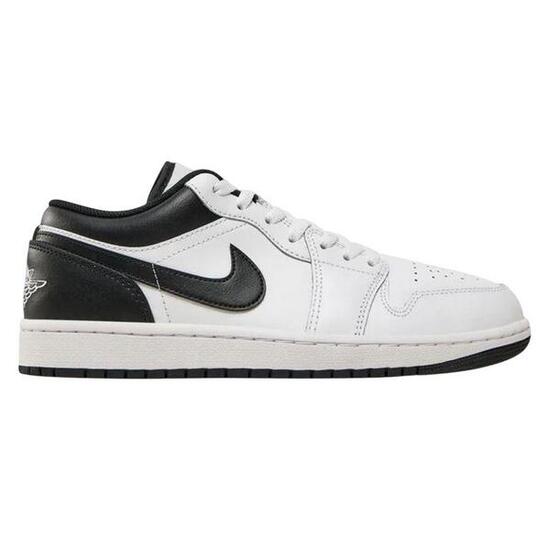 Zapatillas Deportivas de Cuero Air Jordan 1 para Hombre Blanco, Negro