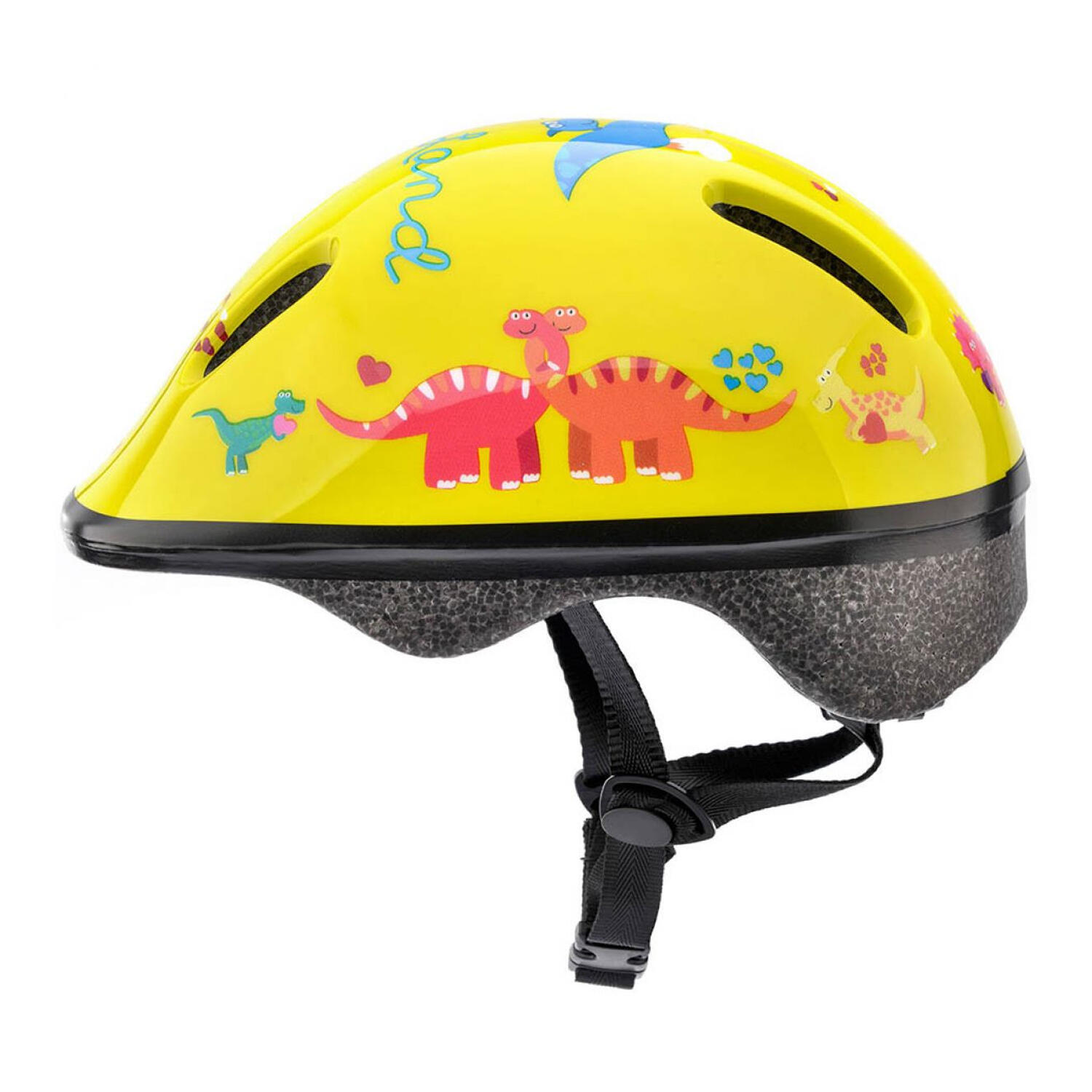 Kinder/Kinder Dinosaurus Fietshelm (Geel) 3/4