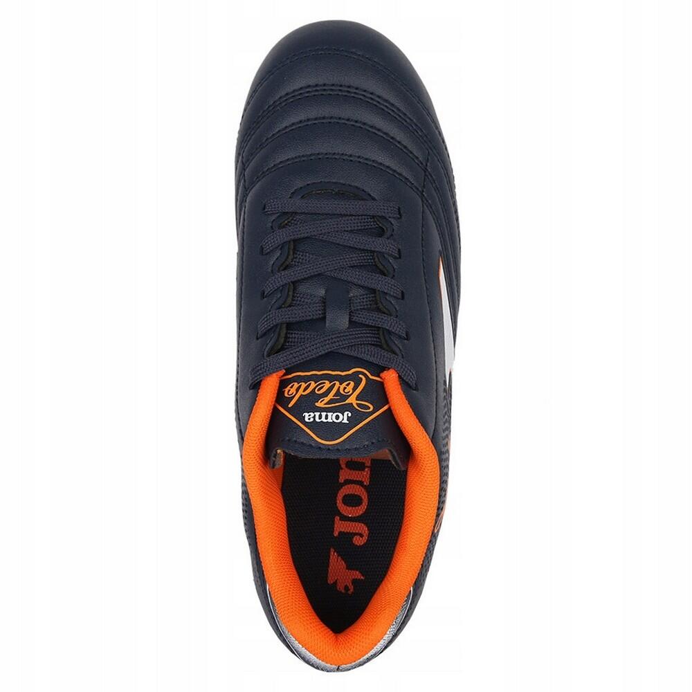 Scarpe Da Calcio Per Terreni Compatti Bambini Joma Toledo 2503 Blu Navy Arancio 3/4