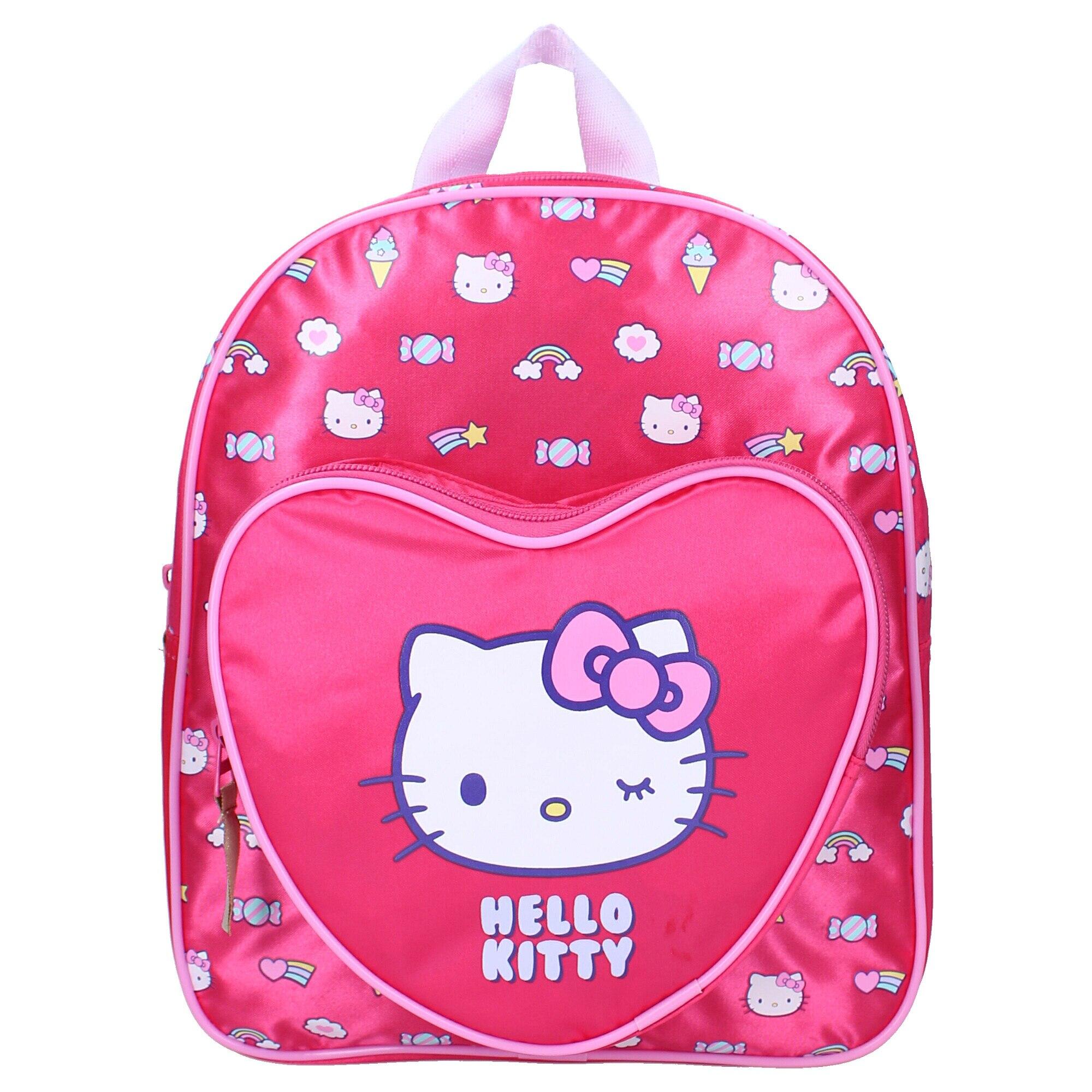 Rucsac Follow The Rainbow Hello Kitty, 30x25x11 cm