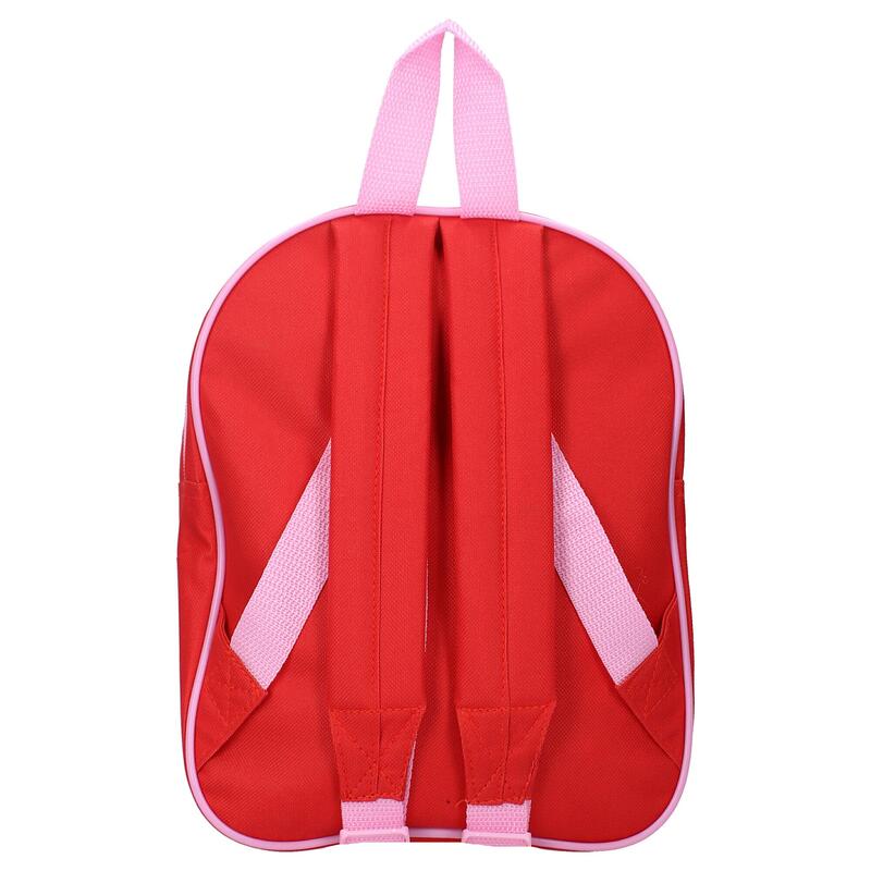 Rucsac Cuteness Overload Hello Kitty, 29x22x9 cm, cu un compartiment, rosu, bret