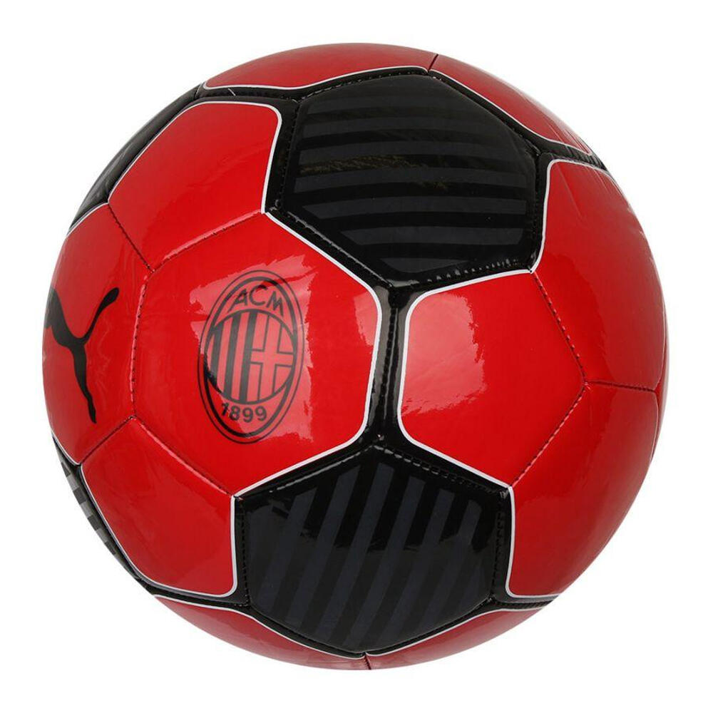 Piłka nożna Puma AC Milan ESS czerwono-czarna 84445 01 5 2/3