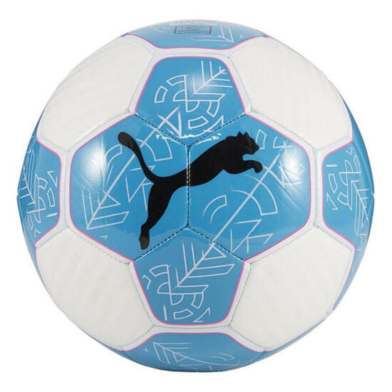 Ballon De Foot PRESTIGE (Blanc / Bleu Ciel) Taille 3
