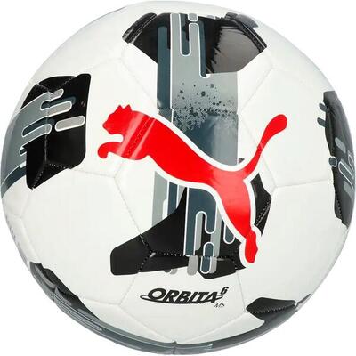 Orbita 6 voetbal (wit/grijs/rood)