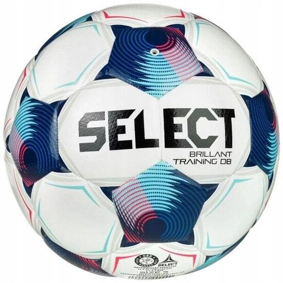 Ballon De Foot BRILLIANT TRAINING DB (Blanc / Bleu)