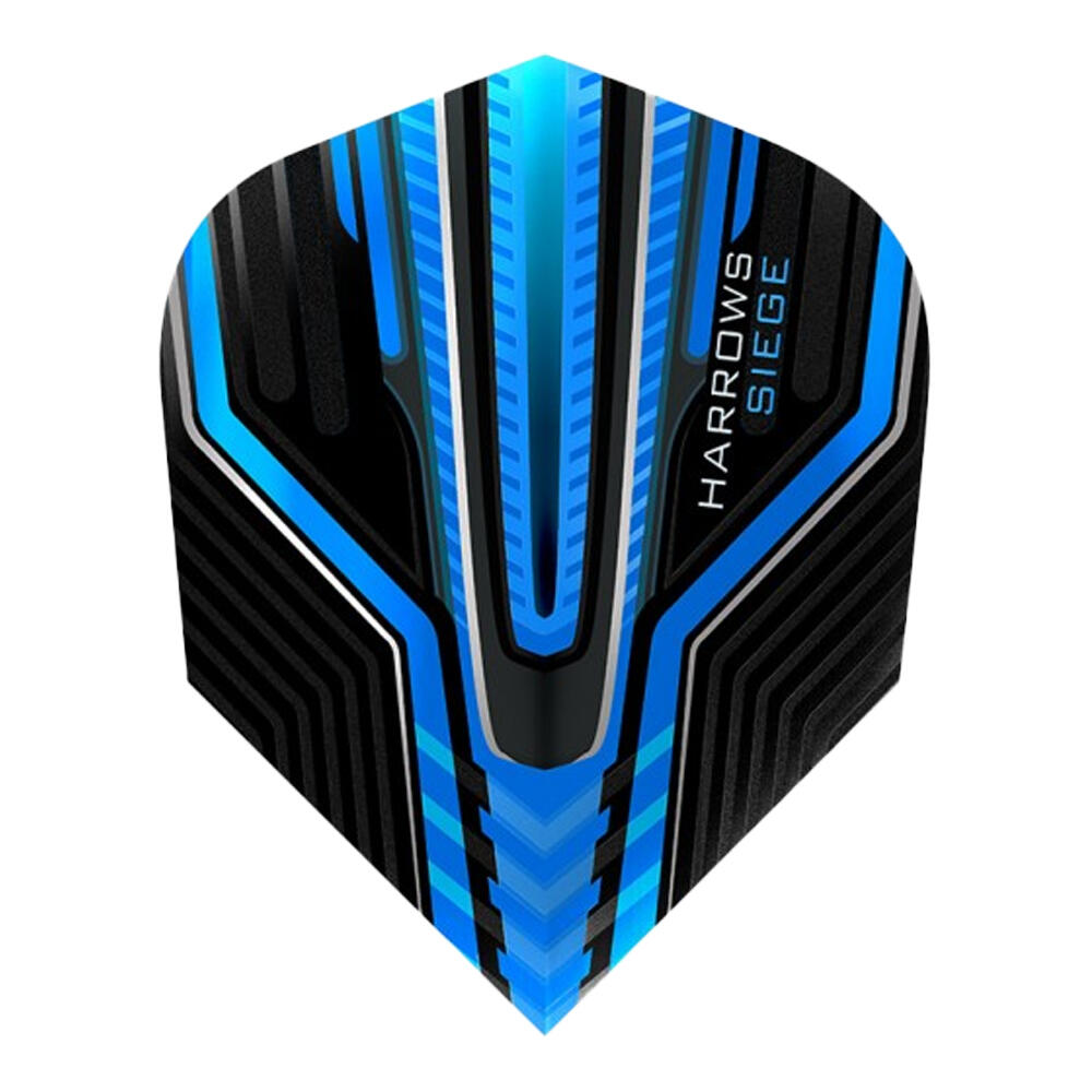 Penne Delle Frecce Misura Confezione 3 Harrows Siege Prime Blu Nero 2/2
