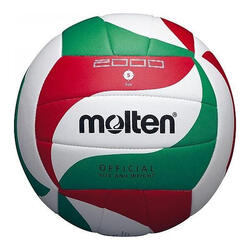 Ballon De Volleyball (Blanc / Rouge / Vert)