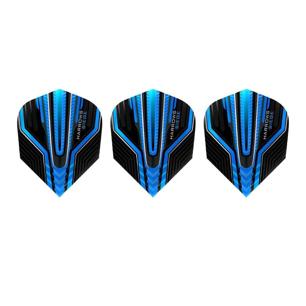 Harrows - Ailettes De Fléchettes Siege Prime (bleu / Noir) - Tige De Flechette - Bleu|noir - Taille Unique - Decathlon
