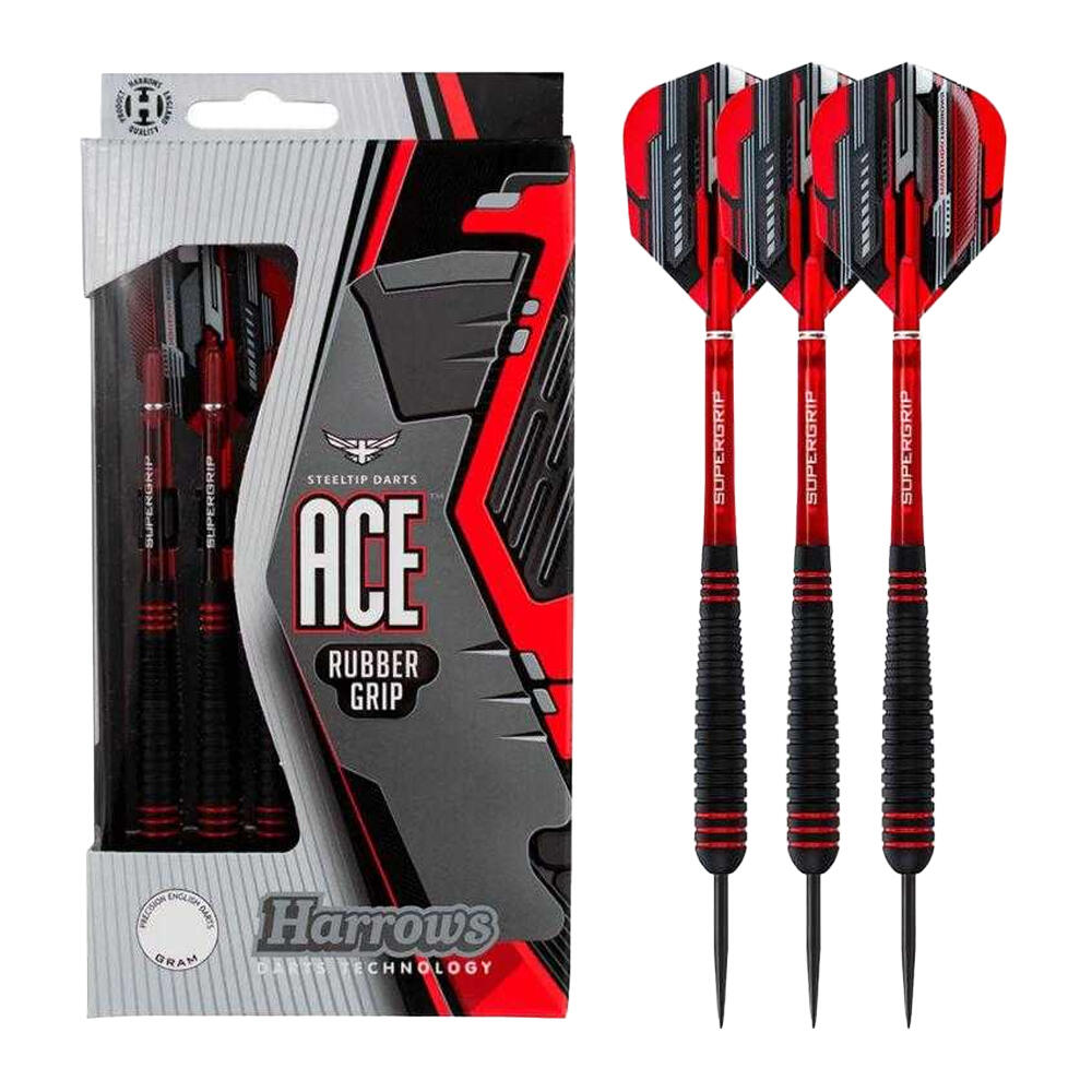 Dardos Ace com ponta de aço (Preto / Vermelho) 4/4