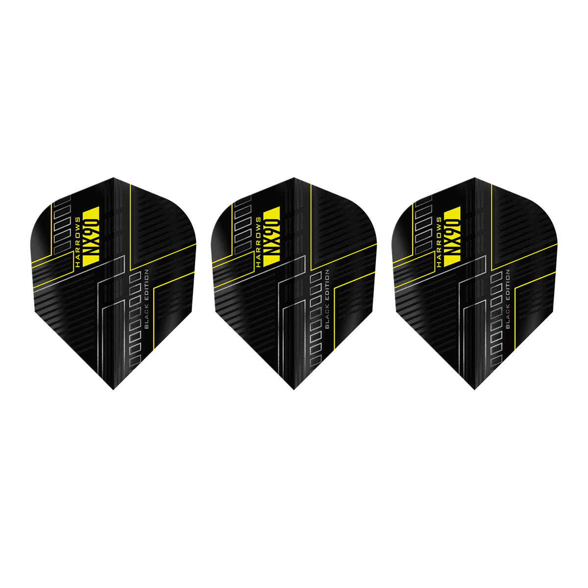 Harrows - Ailettes De Fléchettes Nx90 (noir) - Tige De Flechette - Noir - Taille Unique - Decathlon