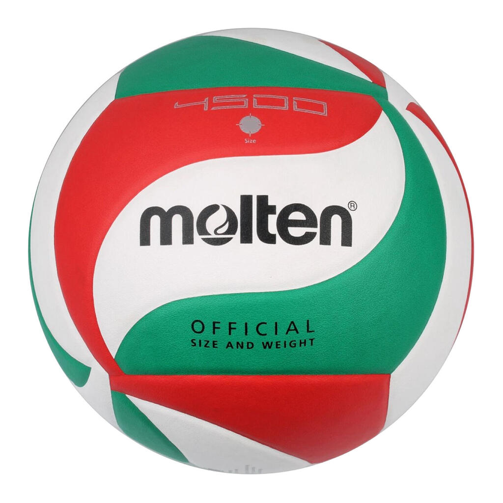 Logo Synthetic Leather Volleyball (Multicoloured) 4