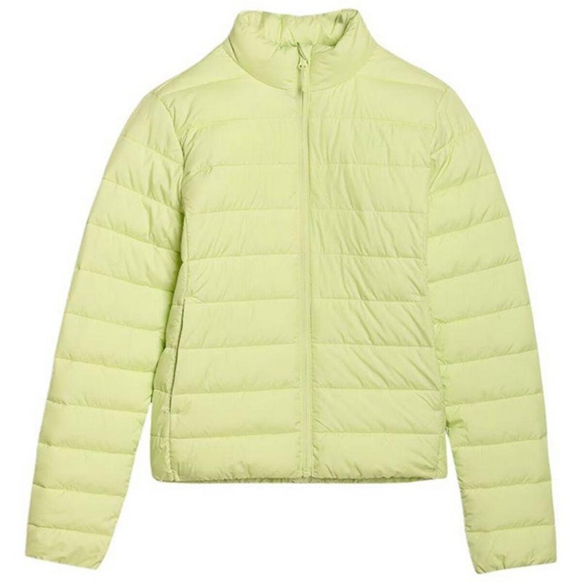 4F Mulher/Senhora WSS25TDJAF533 Casaco acolchoado Verde Claro