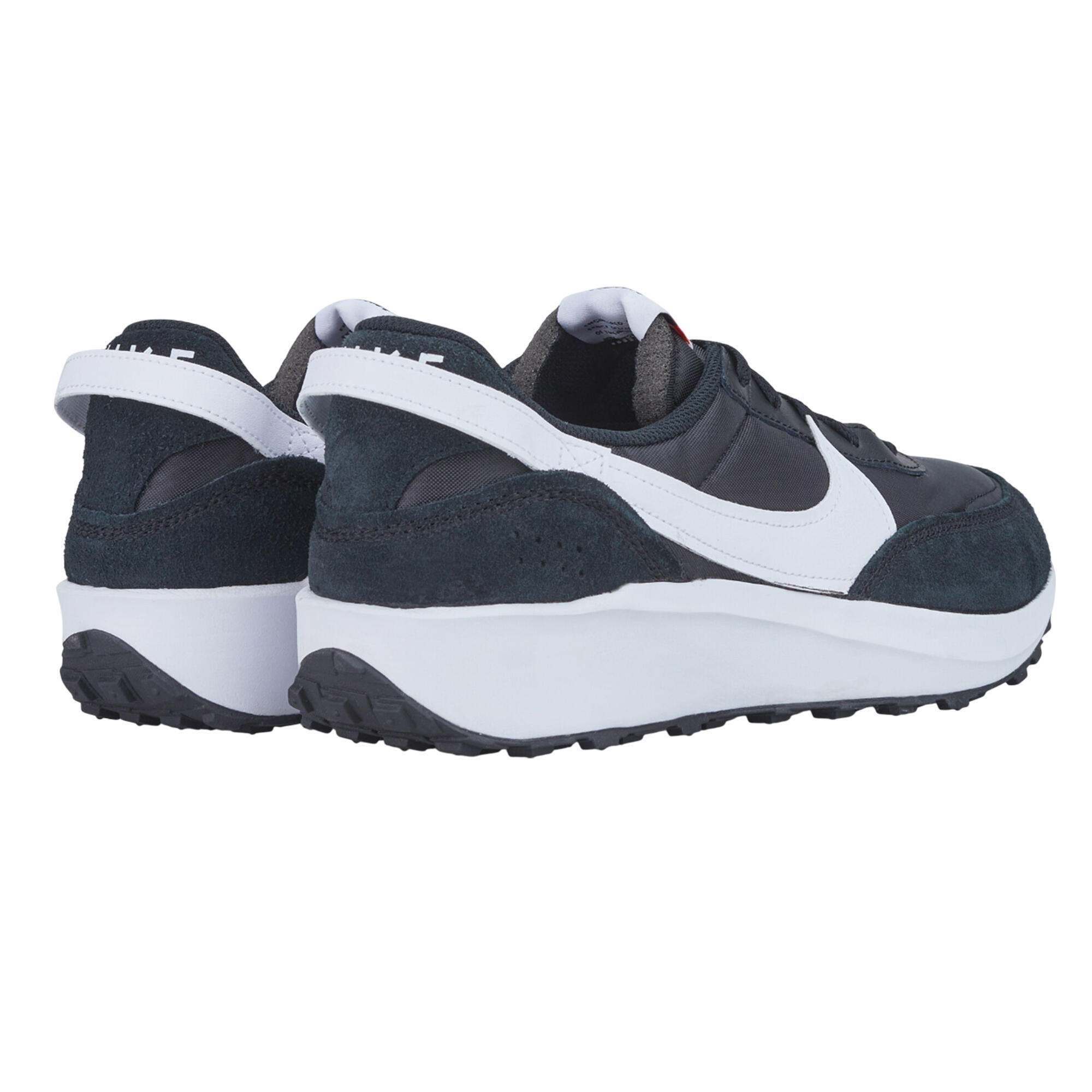 Baskets Style Quadrillage Homme (Noir / Blanc) 2/4