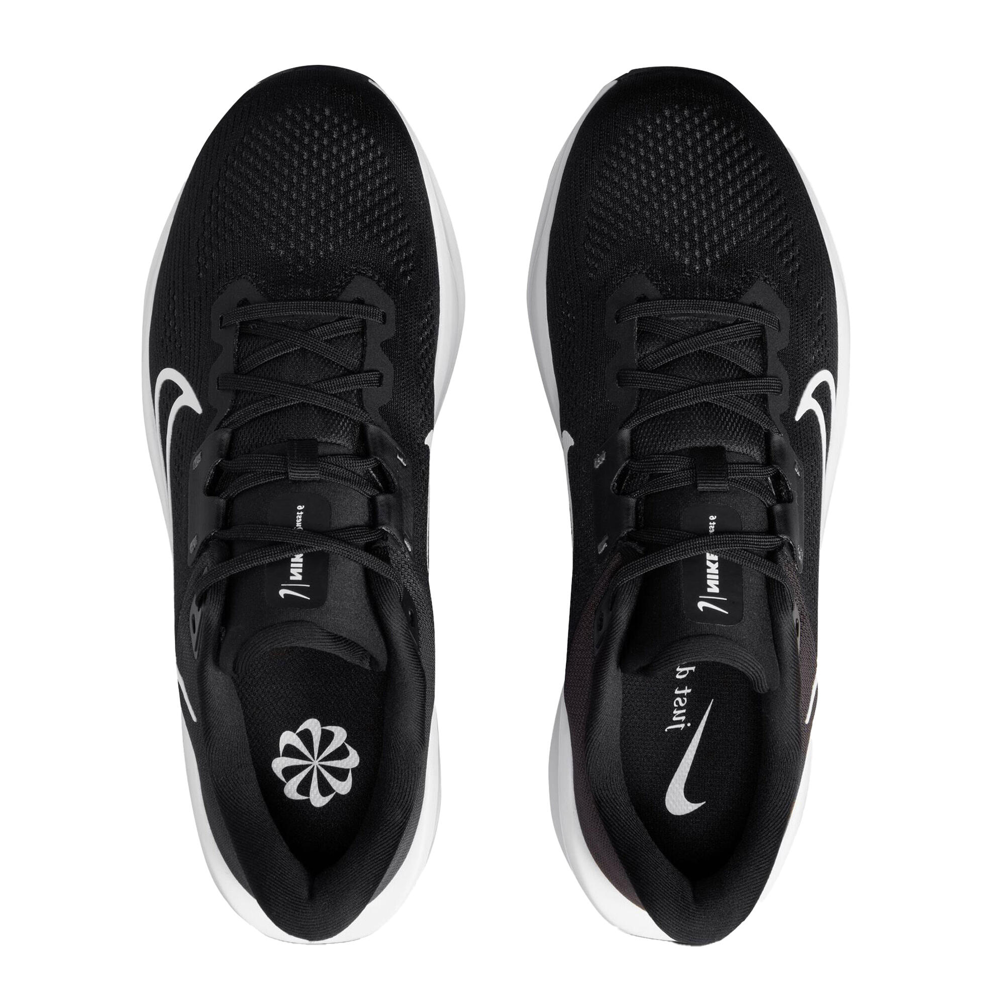 Baskets Style Logo QUEST Homme (Blanc / Noir) 4/6