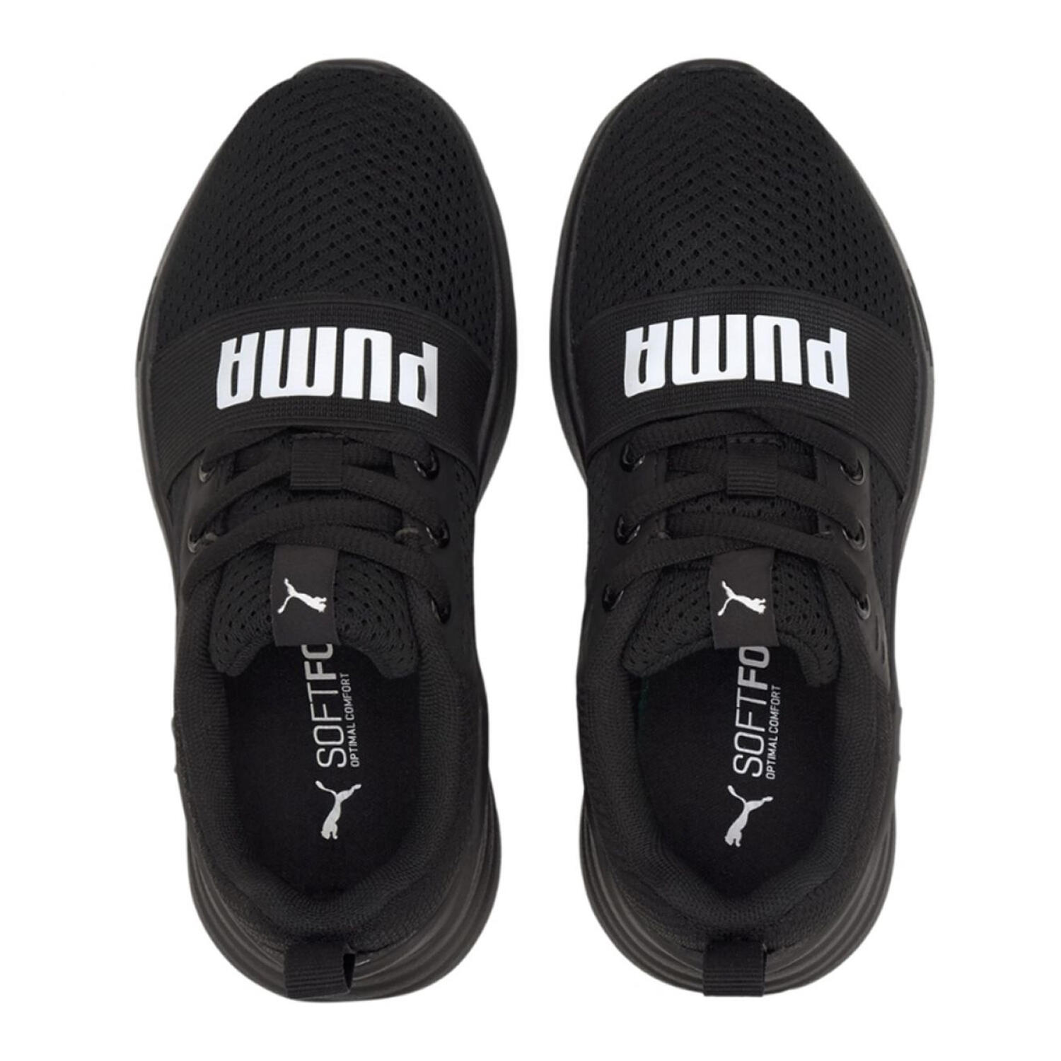 Zapatillas Deportivas Wired Run para Niños/Niñas Negro, Blanco 4/5