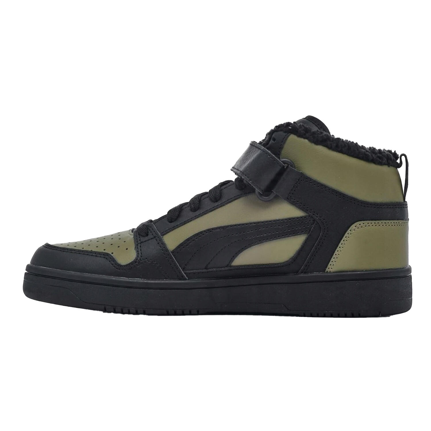 Scarpe Uomo Puma Rebound Nero Verde 3/5