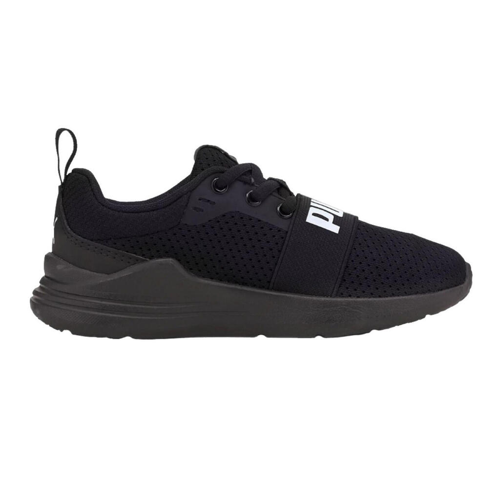 Childrens/Kids Wired Run Trainers (Black/White)
