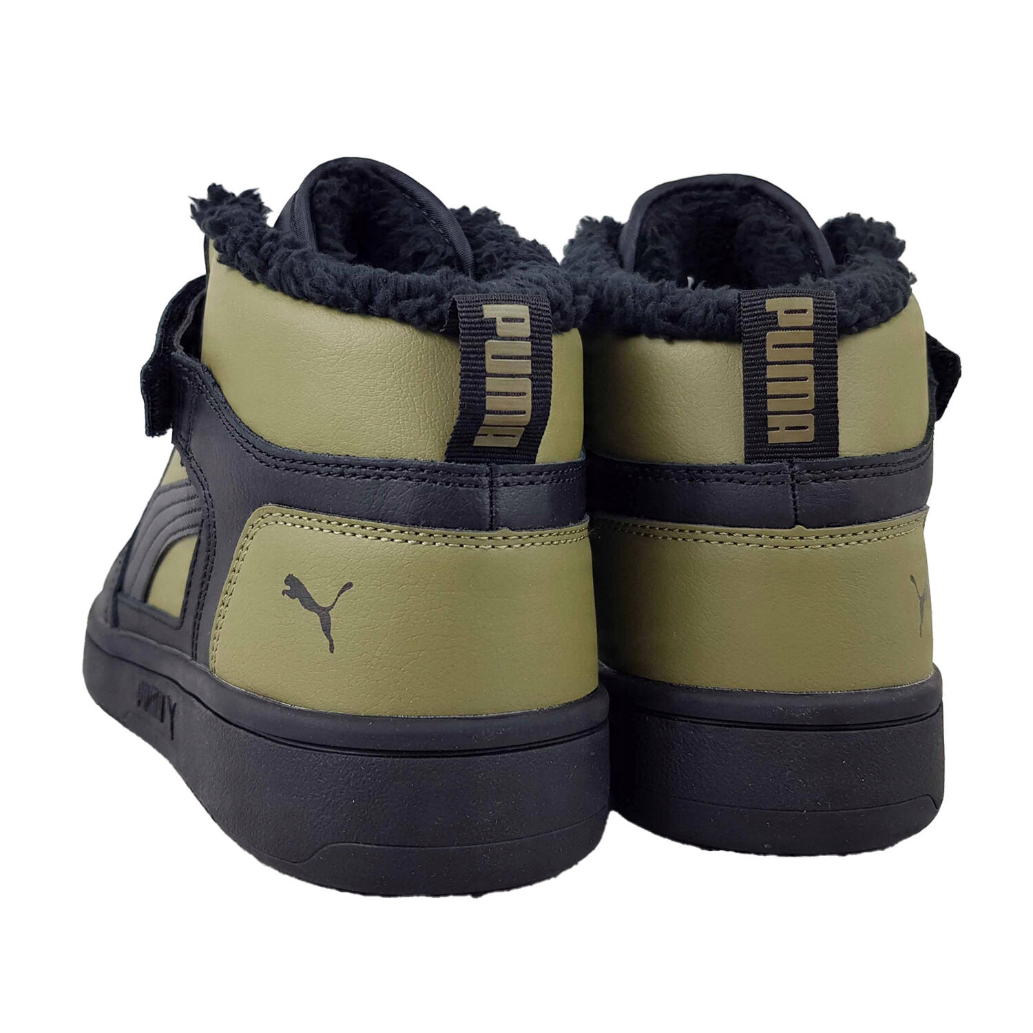 Scarpe Uomo Puma Rebound Nero Verde 2/5