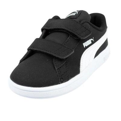 Scarpe Pelle Ecologica Bambini Puma Smash V2 Blu